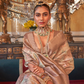 Traditional Woven Silk Blend Saree in Kanjivaram Design