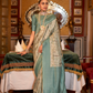 Elegant Silk Blend Saree with Kanjivaram Weave