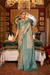Elegant Silk Blend Saree with Kanjivaram Weave