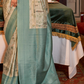 Elegant Silk Blend Saree with Kanjivaram Weave