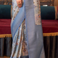 Traditional Woven Silk Blend Saree in Kanjivaram Design
