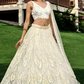 Elegant Lehenga Set with Multiple Sequins & Thread Embroidery