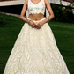 Elegant Lehenga Set with Multiple Sequins & Thread Embroidery