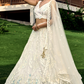 Elegant Lehenga Set with Multiple Sequins & Thread Embroidery