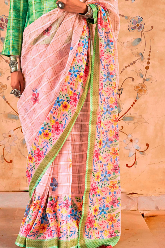 LAVANTE_FASHION_LINEN_KORA_S.P_WITH_WOVEN_CHECKS_WITH_EXCLUSIVE_FORAL_PRINT_WITH_MAGNUM_FINISH_11 - LaVante Fashion