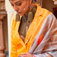 Graceful Linen Kora Saree with Woven Checks & Floral Elegance - LaVante Fashion