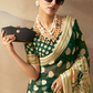 Georgette Saree with Artistic Burnout Butti for Occasions