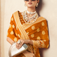 Georgette Saree with Artistic Burnout Butti for Occasions