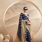 Georgette Saree with Artistic Burnout Butti for Occasions
