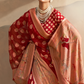 Georgette Saree with Artistic Burnout Butti for Occasions
