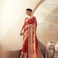 Georgette Saree with Artistic Burnout Butti for Occasions