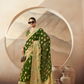 Georgette Saree with Artistic Burnout Butti for Occasions