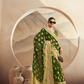Georgette Saree with Artistic Burnout Butti for Occasions