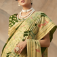 Georgette Saree with Artistic Burnout Butti for Occasions