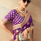 Georgette Saree with Artistic Burnout Butti for Occasions