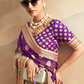 Georgette Saree with Artistic Burnout Butti for Occasions