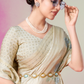 Luxury Georgette Saree Featuring Burnout Detailing