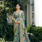 Pure Viscose Georgette Saree with Burnout Fancy Design