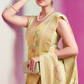 Luxury Georgette Saree Featuring Burnout Detailing