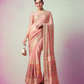 Luxury Georgette Saree Featuring Burnout Detailing
