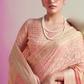 Luxury Georgette Saree Featuring Burnout Detailing