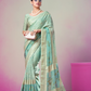 Luxury Georgette Saree Featuring Burnout Detailing
