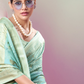 Luxury Georgette Saree Featuring Burnout Detailing