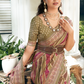 Pure Viscose Georgette Saree with Burnout Fancy Design