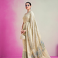 Luxury Georgette Saree Featuring Burnout Detailing