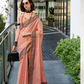 Linen Tissue Silk Saree with Elegant Sheen - LaVante Fashion