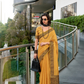 Linen Tissue Silk Saree with Elegant Sheen - LaVante Fashion