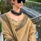 Linen Tissue Silk Saree with Elegant Sheen - LaVante Fashion