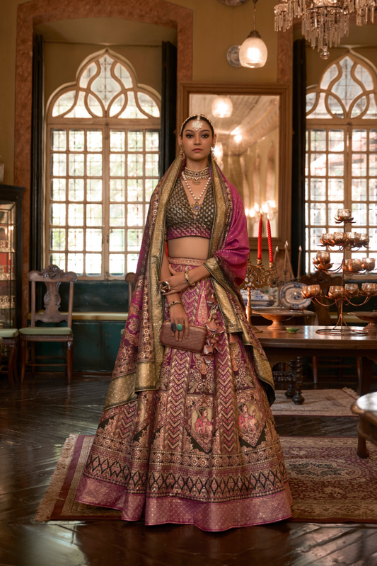 LAVANTE_FASHION_Luxurious_Rajwadi_Silk_Lehenga_Choli_for_Brides_10 - LaVante Fashion