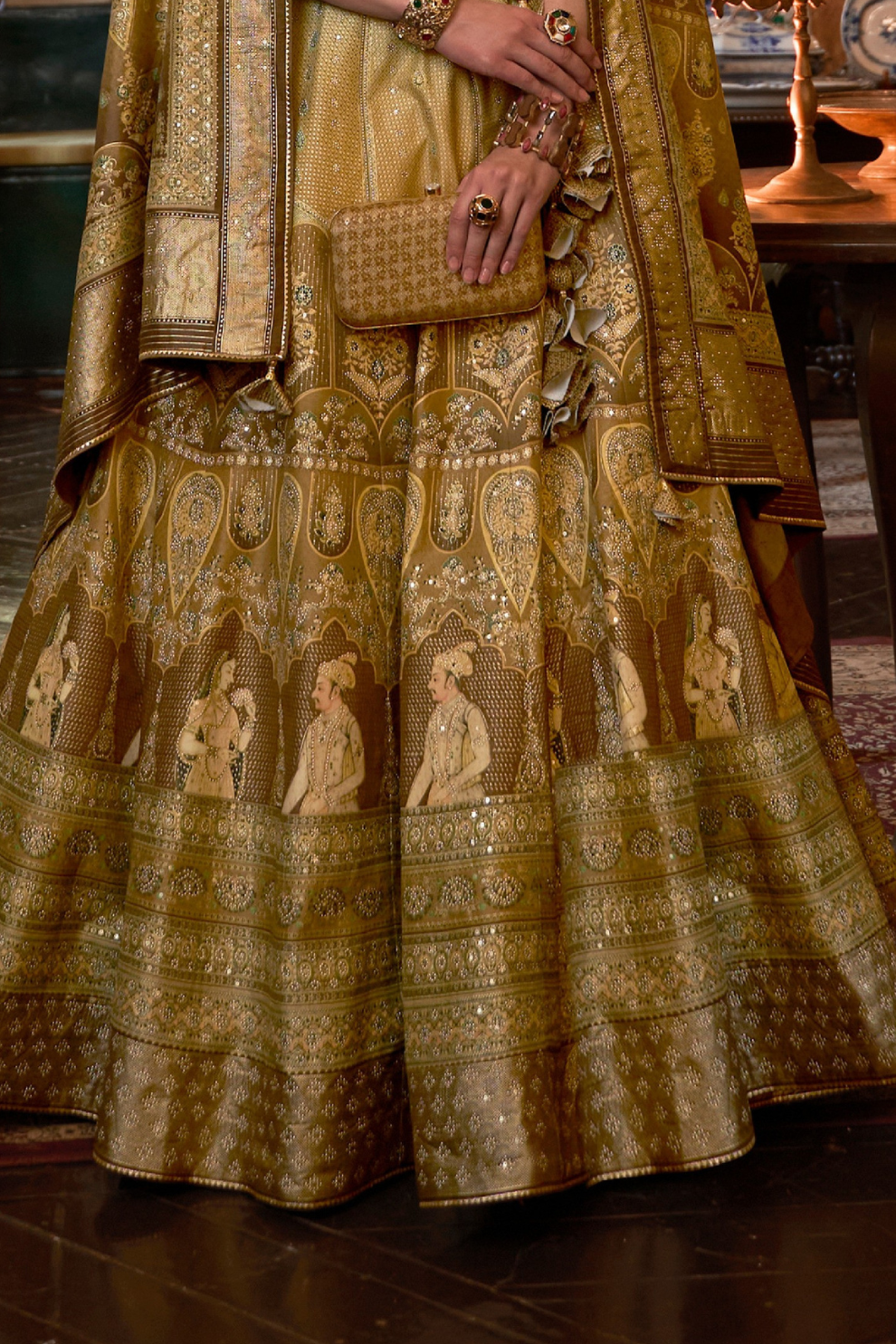 Soft Purple Silk Lehenga With Purple Hues