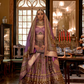 Soft Purple Silk Lehenga With Purple Hues