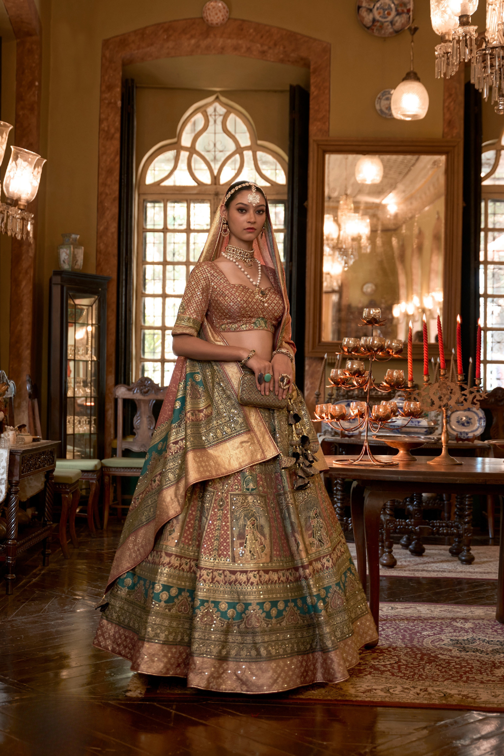 Soft Purple Silk Lehenga With Purple Hues