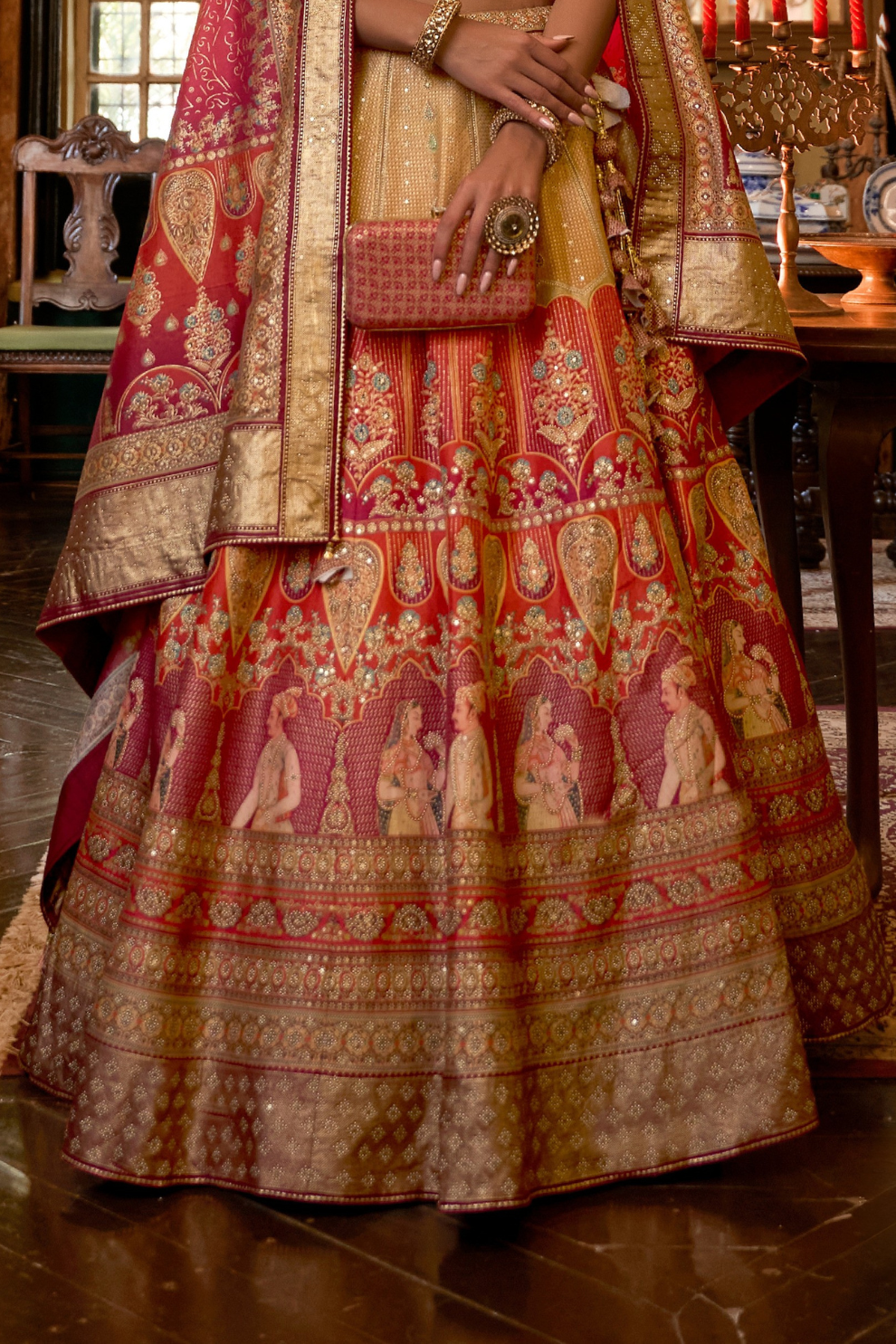 Soft Purple Silk Lehenga With Purple Hues