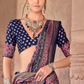 Mercerized New Sigma Silk Saree with Aqua Finish