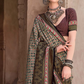 Mercerized New Sigma Silk Saree with Aqua Finish
