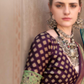 Mercerized New Sigma Silk Saree with Aqua Finish