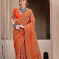 Mercerized New Sigma Silk Saree with Aqua Finish