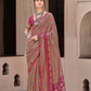 Mercerized New Sigma Silk Saree with Aqua Finish
