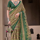 Mercerized New Sigma Silk Saree with Aqua Finish