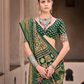Mercerized New Sigma Silk Saree with Aqua Finish
