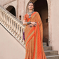 Mercerized New Sigma Silk Saree with Aqua Finish