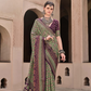 Mercerized New Sigma Silk Saree with Aqua Finish