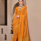 Mercerized New Sigma Silk Saree with Aqua Finish