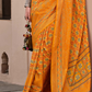 Mercerized New Sigma Silk Saree with Aqua Finish