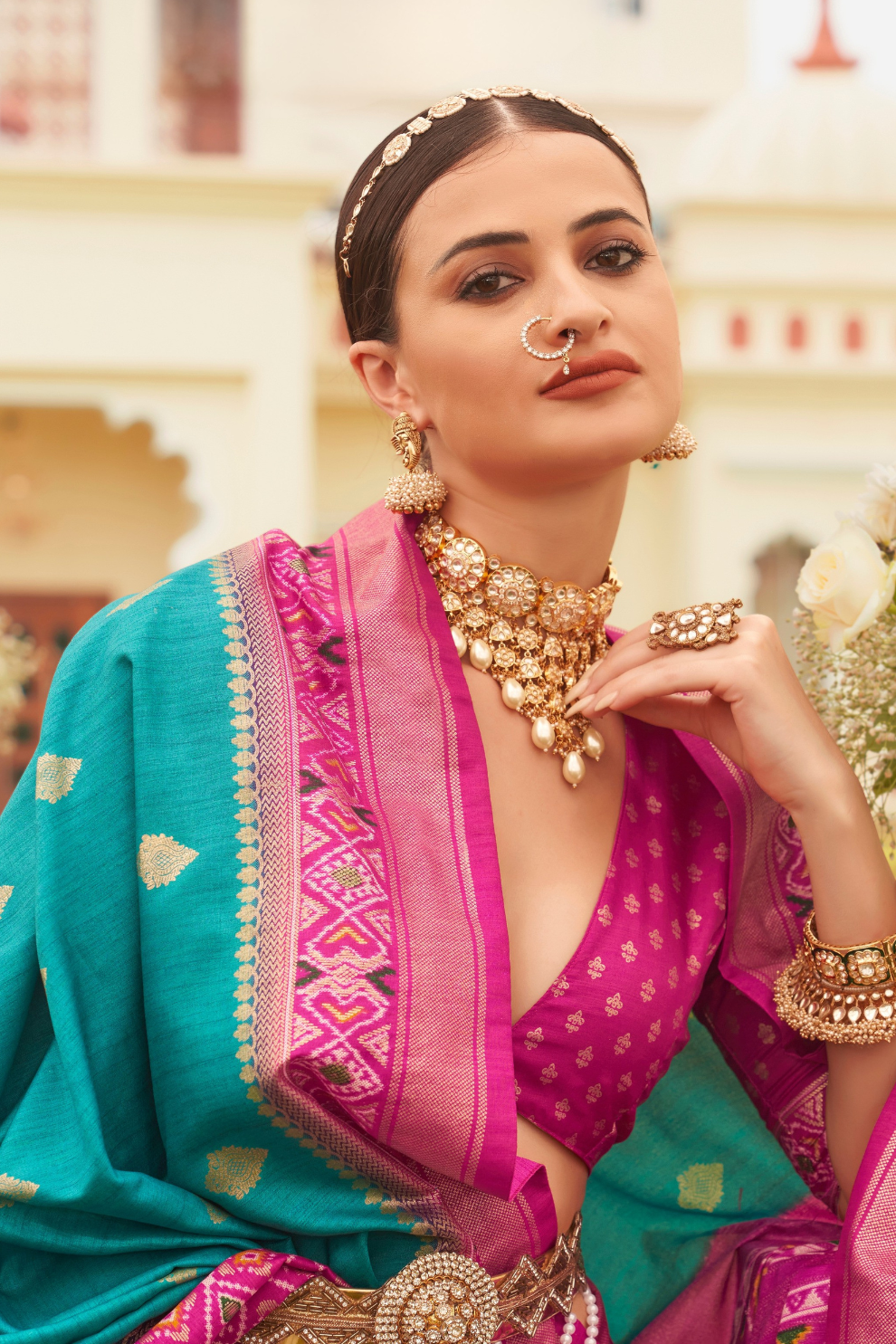Luxury Finish Sigma Silk Saree with Mercerized Glossy Touch