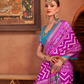 Gold Printed Patola Style Saree in Premium Sigma Silk